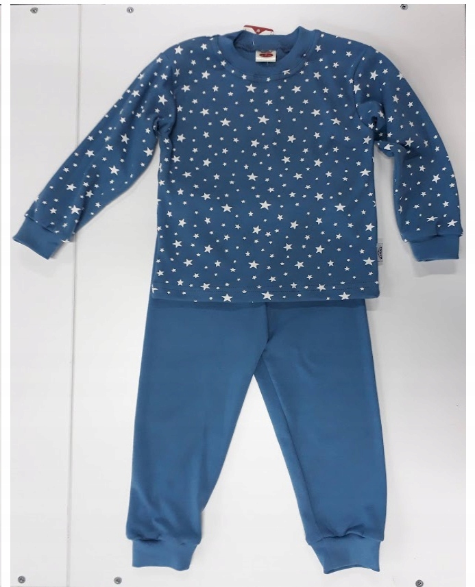 Piżama dziecięca 2-cz. Stars niebieska , Makoma 98