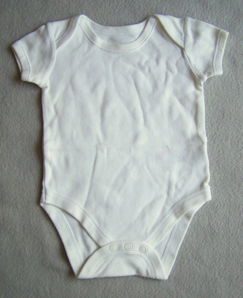 BODY DZIECIĘCE BIAŁE COTTON 6KG / 0-3 M ST.BERNARD