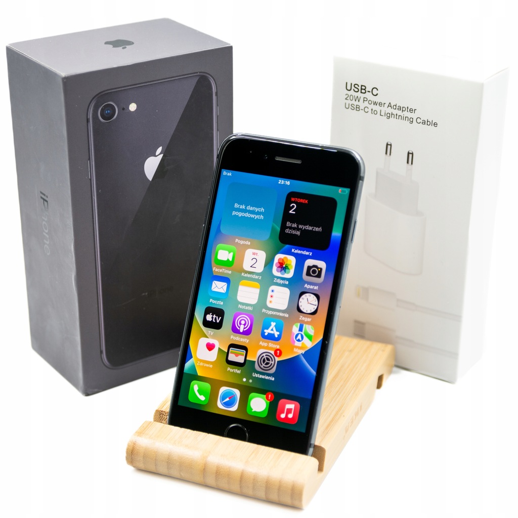 Apple iPhone 8 64GB BATERIA 100% | GWARANCJA | PUDEŁKO