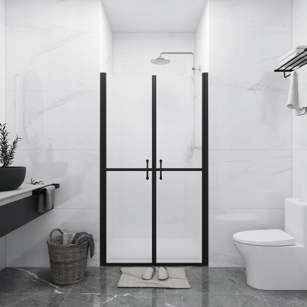 Drzwi prysznicowe, szkło mrożone ESG, (98-101)x19