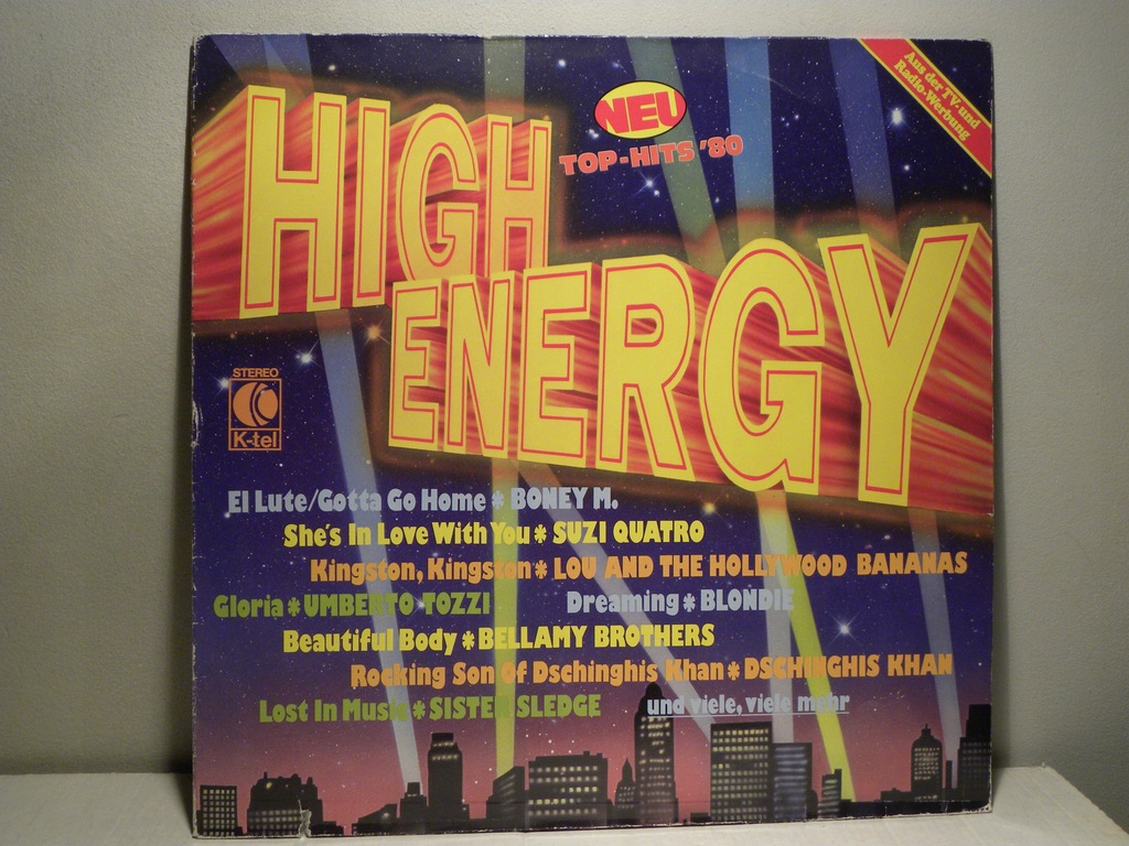 LP HIGH ENERGY SUZI QUATRO BLONDIE RACEY EX-