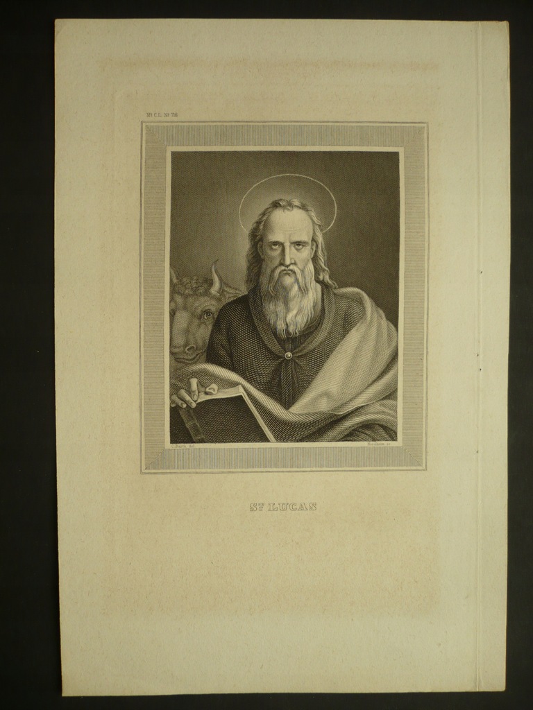 C. Barth, Św. Łukasz Ewangelista, oryg 1852