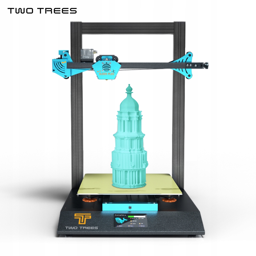 Dwa drzewa Bluer Plus Drukarka 3D 90% wstępnie zmo