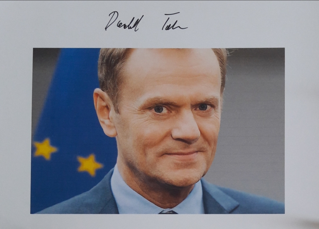 DONALD TUSK- AUTOGRAF!