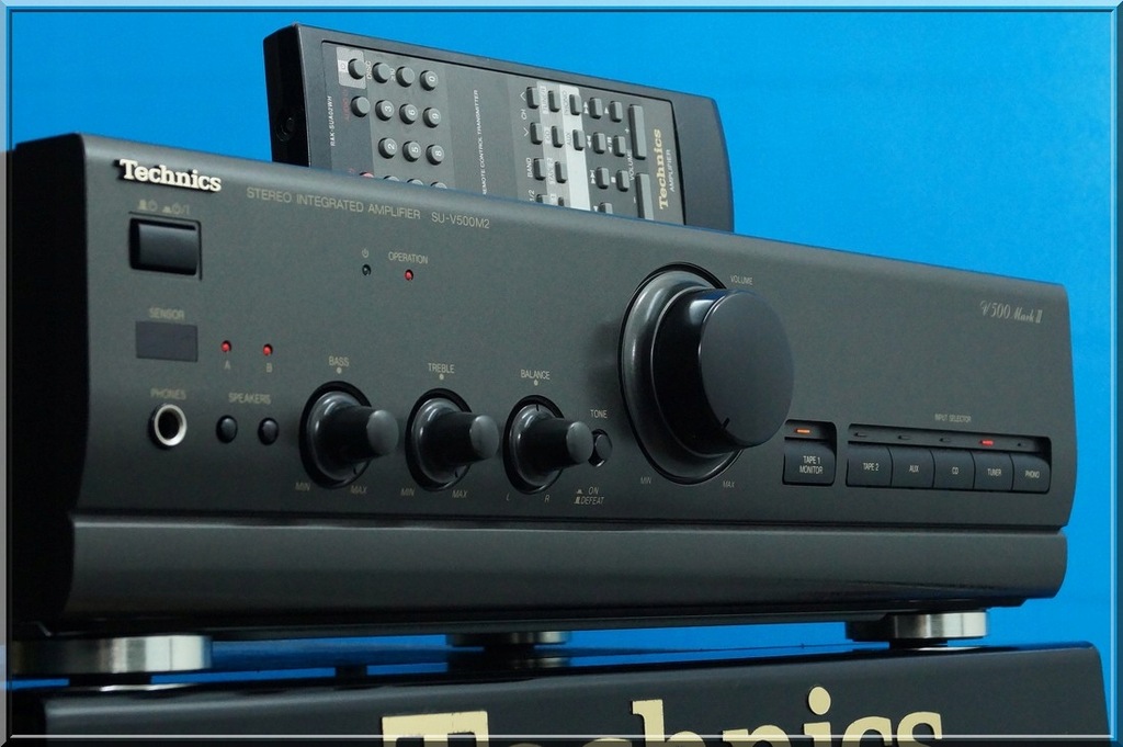 WZMACNIACZ TECHNICS SU-V500MKII 2x50W MOCNE STEREO
