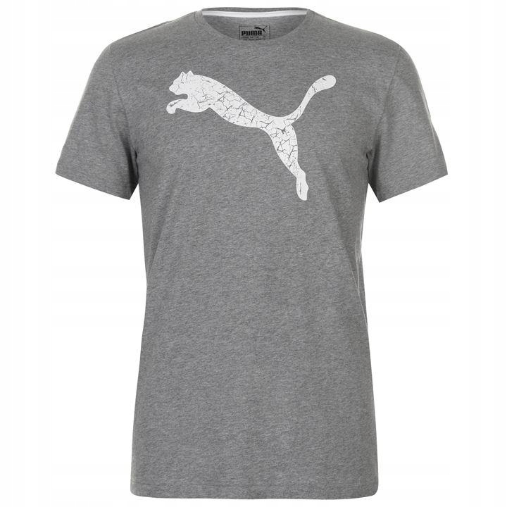 PUMA Big Cat T-Shirt JUNIOR Grey - 152 cm - 7760437764 - oficjalne