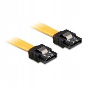 Kabel Delock SATA DATA III 0,2m z zatrzaskami meta