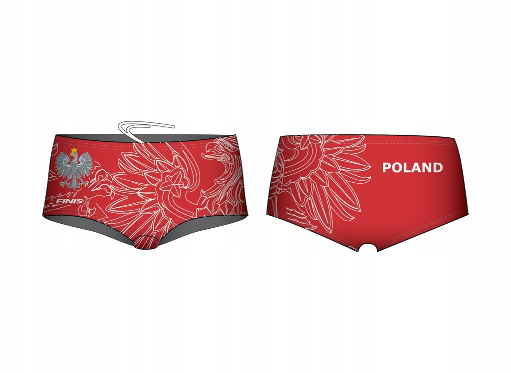 Finis kąpielówki męskie Aquashort Polska L