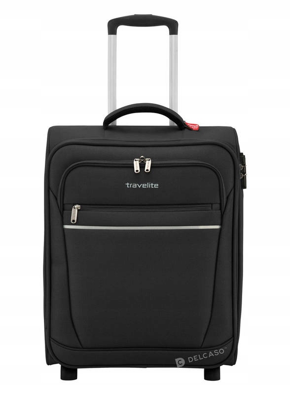 Walizka podręczna miękka na 2 kołach Travelite Cabin- black