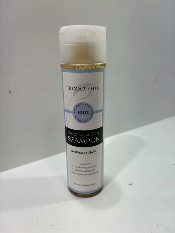PRIMABIOTIC SZAMPON MIKROORGANICZY NORMALIZUJĄCY 100%NATURALNY