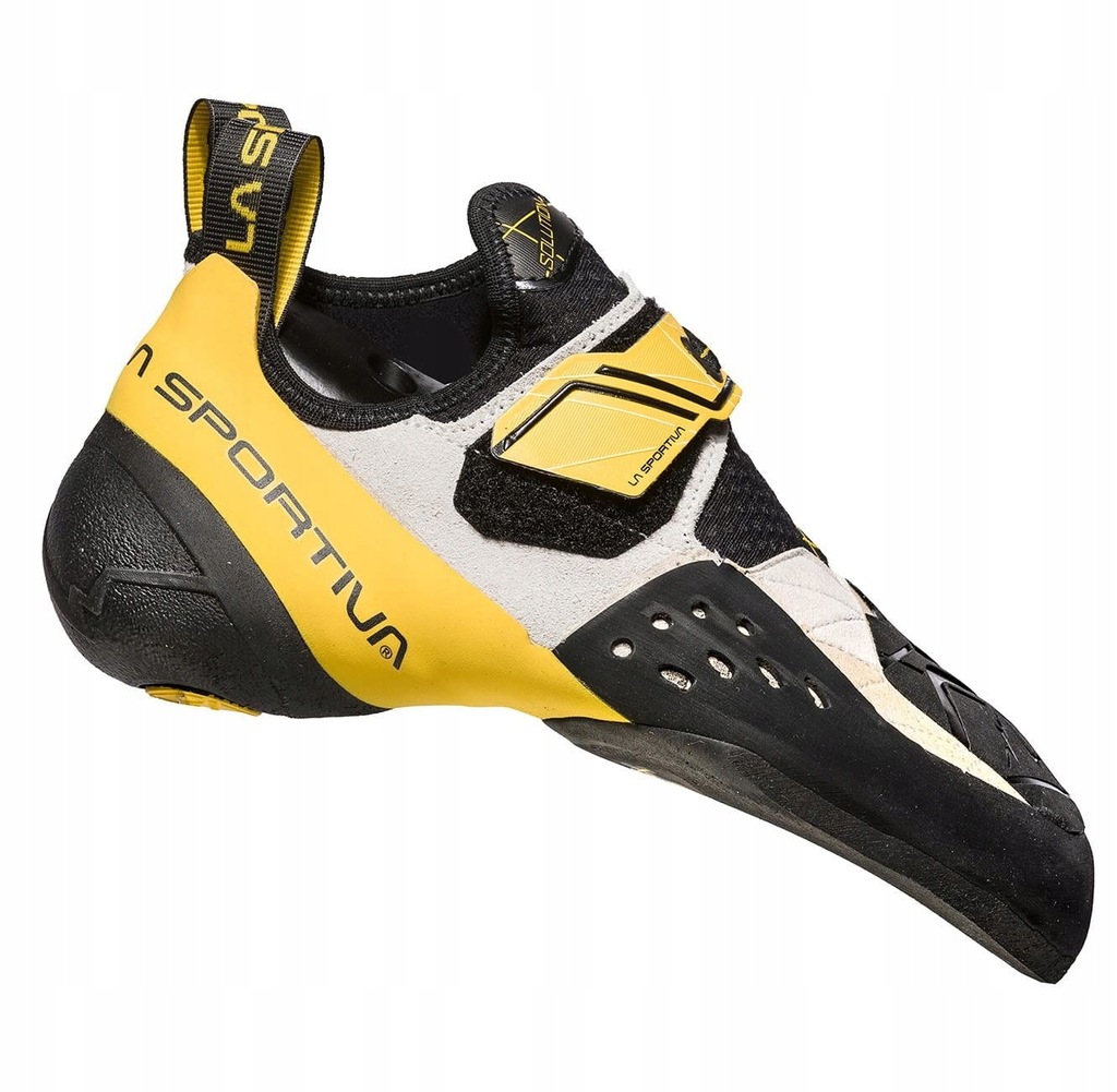 Buty wspinaczkowe La Sportiva Solution white yellow 43,5