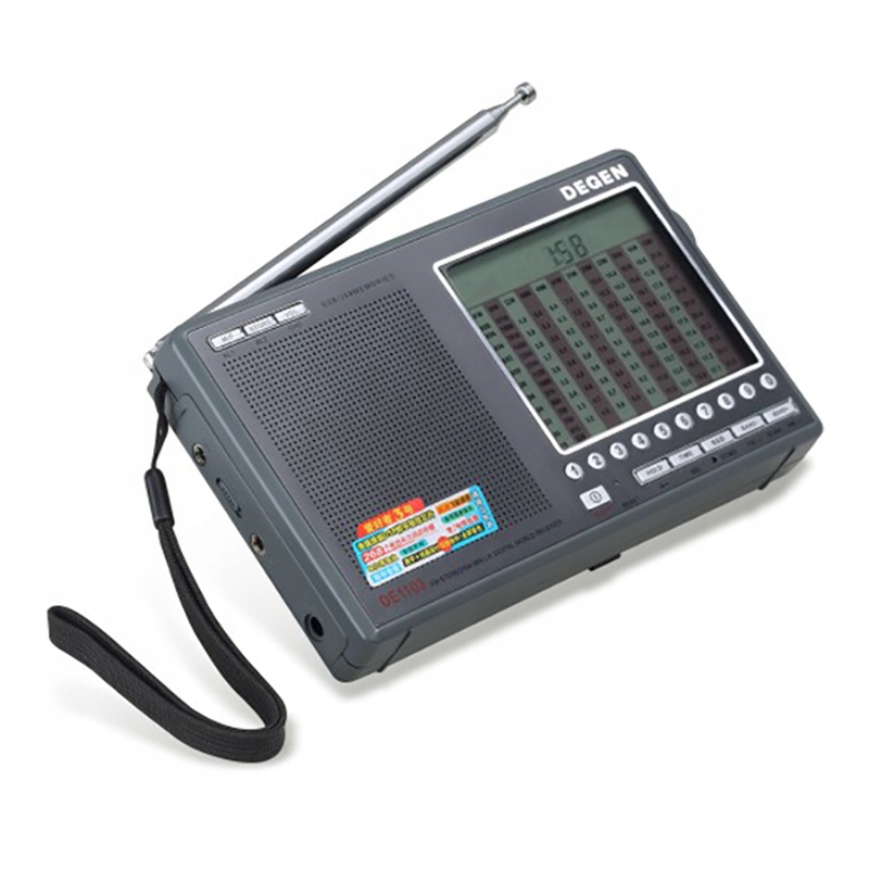 Cyfrowe radio FM AM LW MW SW Stereofoniczne radio 11324842297