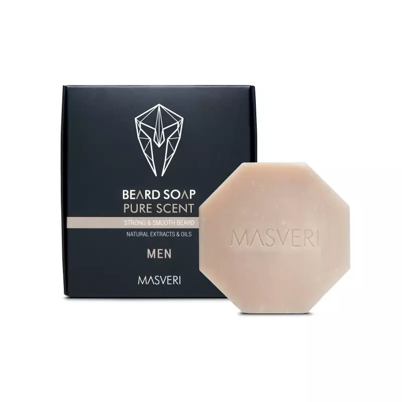 MASVERI Pure Scent Mydło do brody 100g