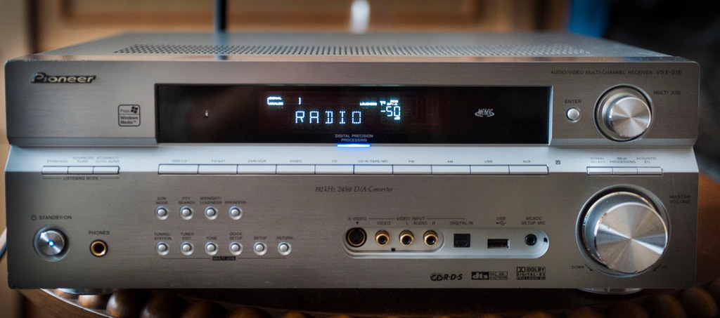 Amplituner Pioneer VSX-916 Bluetooth USB - 9298868935 - oficjalne ...