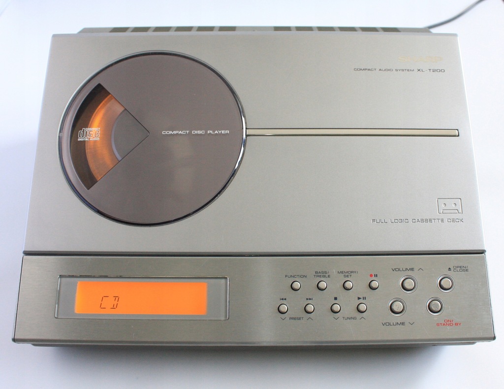 Sharp Compact Audio System Model XL T200 vintage 7818021475