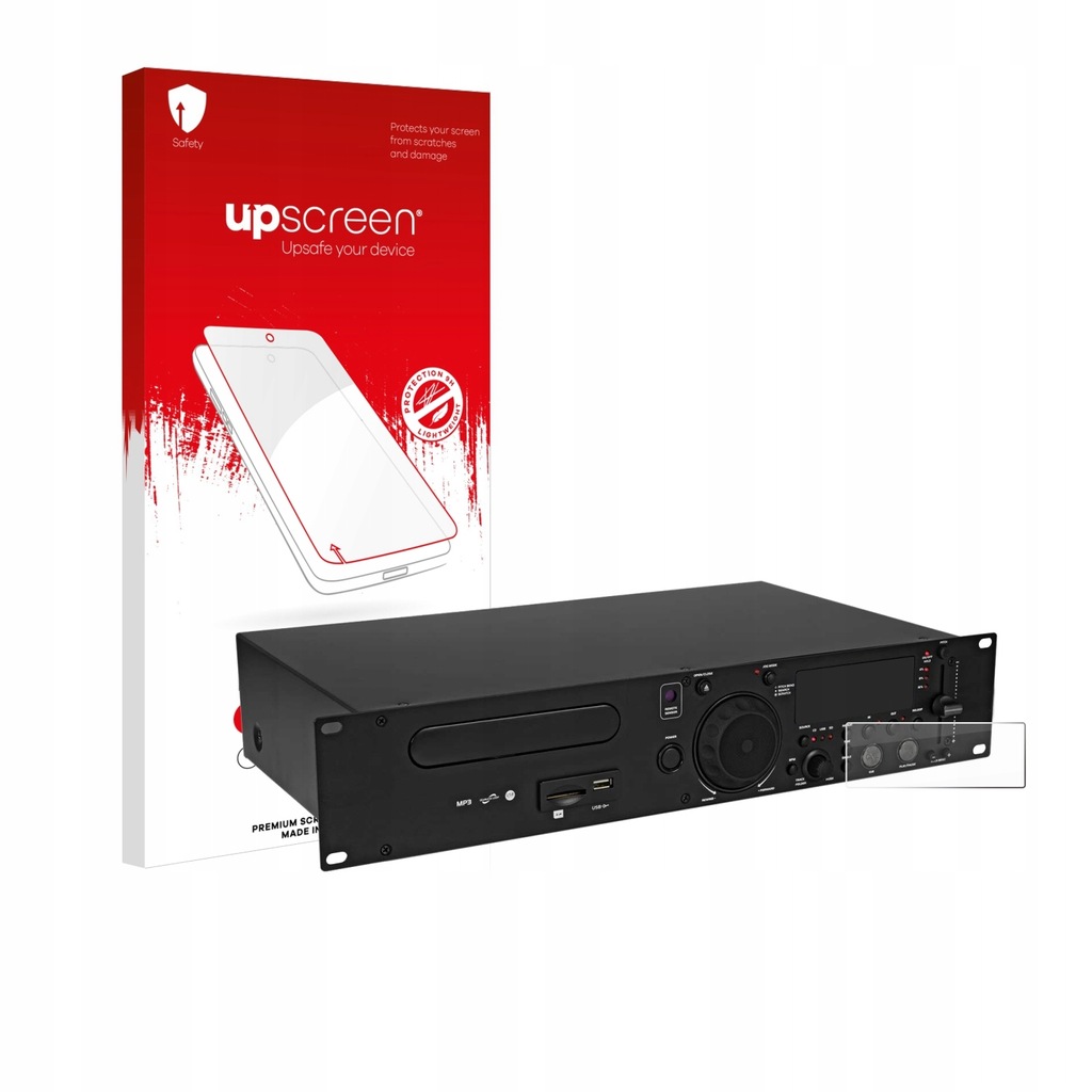 upscreen Hybrid Clear Glass Screen Protector for Omnitronic XDP-1502