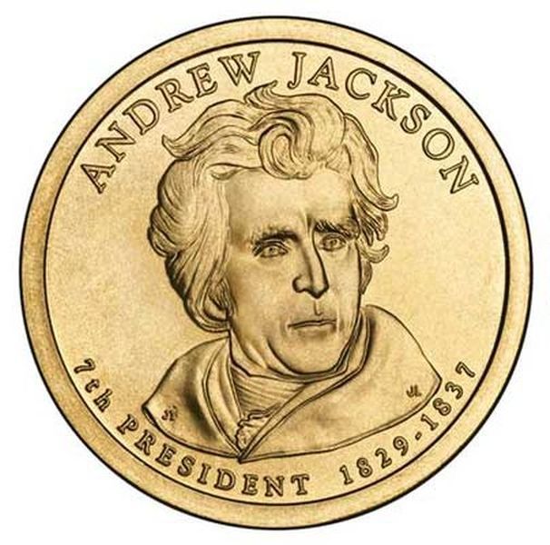 USA 1 DOLLAR 2008 P - ANDREW JACKSON 1829-1837