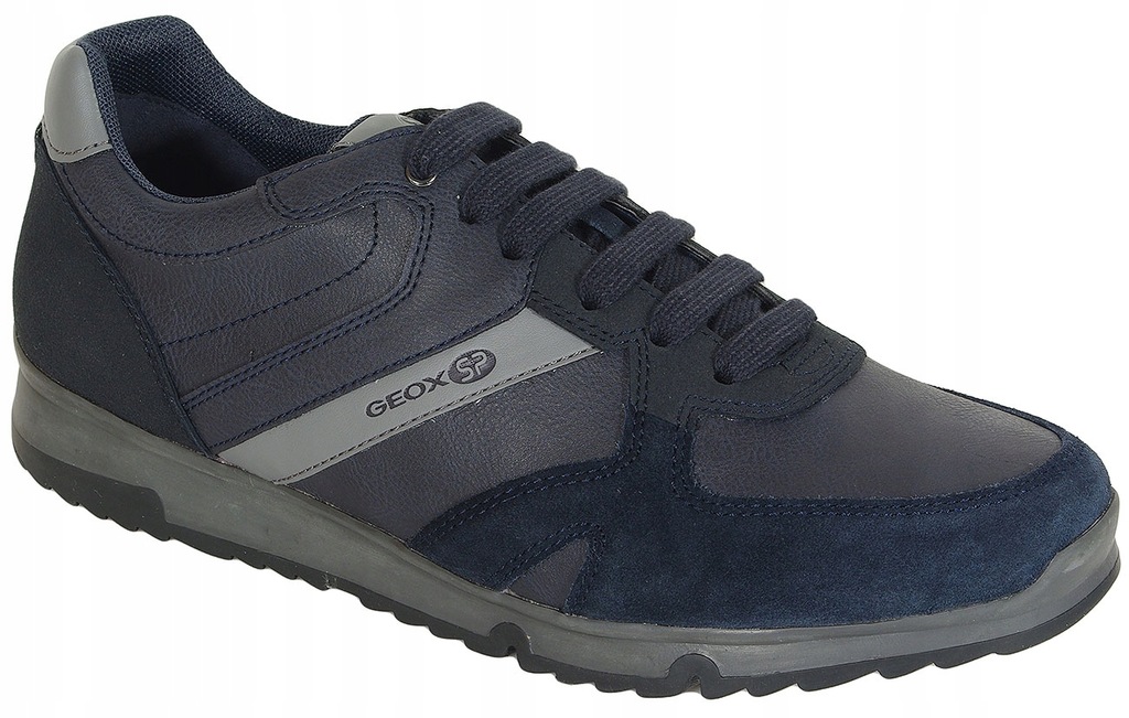 GEOX Wilmer B sneakers geobuck+suede navy 46