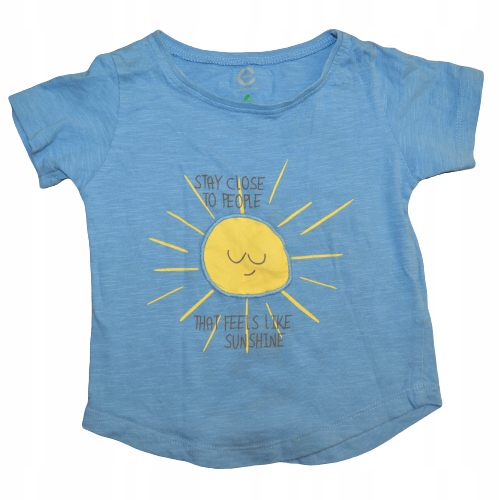 CUBUS MINI ORGANIC T-SHIRT BLUZKA 12-18m 80/86