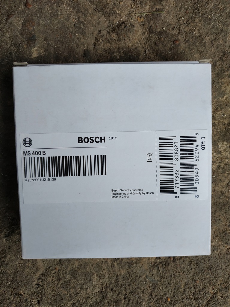 Gniazdo czujek pożarowych BOSCH MS 400 B