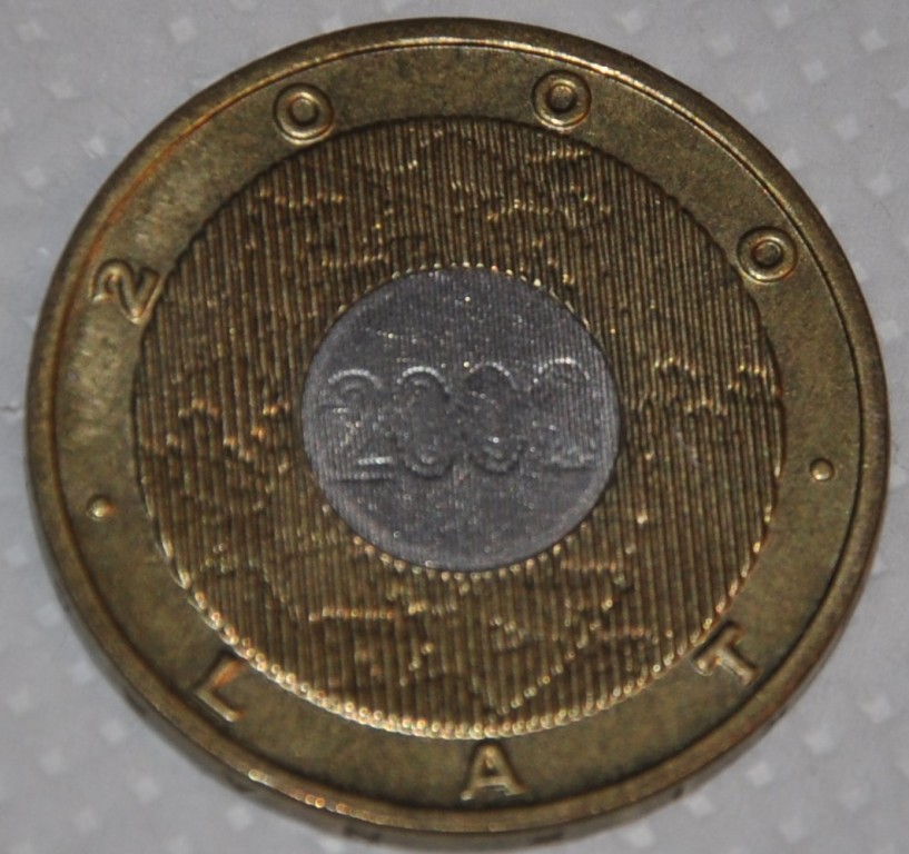 Moneta 2000 LAT 2zł GN 2000r.