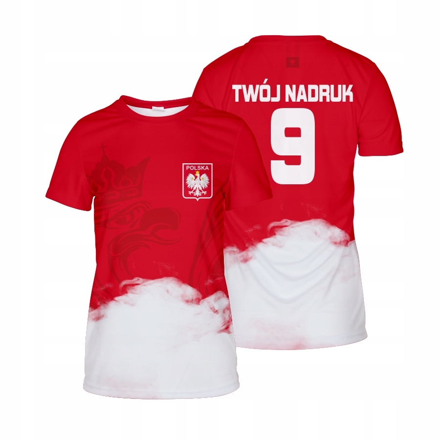 Koszulka piłkarska damska POLSKA 4 NADRUK 116