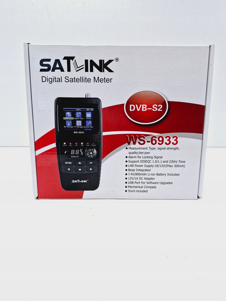 MIERNIK SATELITARNY WS-6933 DVB-S DVB-S2 SATLINK (3395/25)