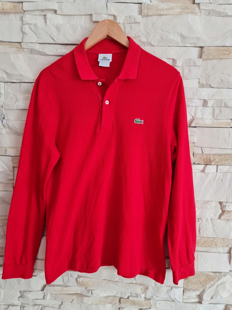 Lacoste 3 czerwona bluza koszulka