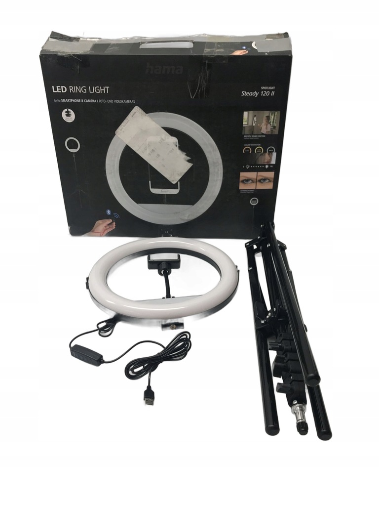 LAMPA PIERŚCIENIOWA HAMA SPOTLIGHT STEADY 120 II