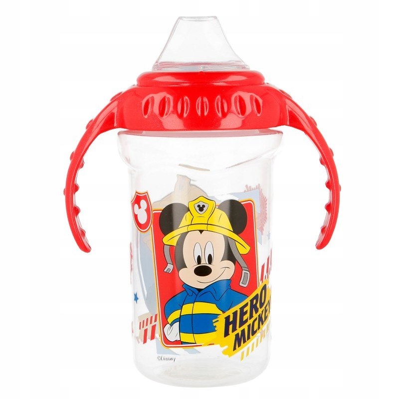 Mickey Mouse - Kubek niekapek / Butelka z silikono