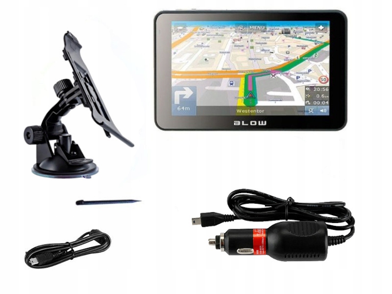 Nawigacja GPS 7" NavRoad mapy Europa do pobrania