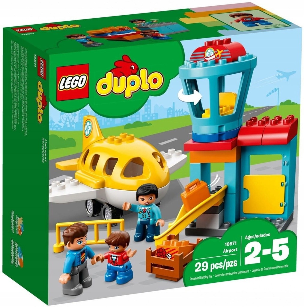 LEGO 10871 klocki DUPLO Lotnisko samolot