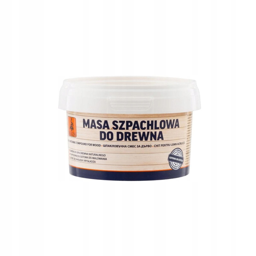 Masa szpachlowa do drewna 0.25 kg Jesion DRAGON