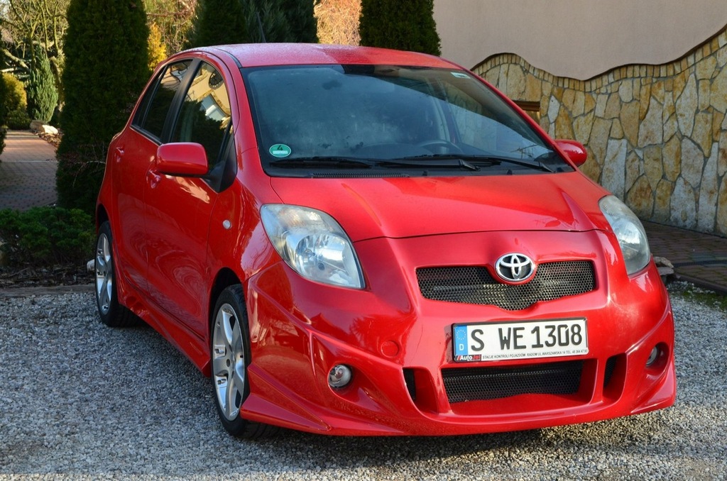 Toyota Yaris 1.8TS, Mały Przebieg 95tyś, 2007r