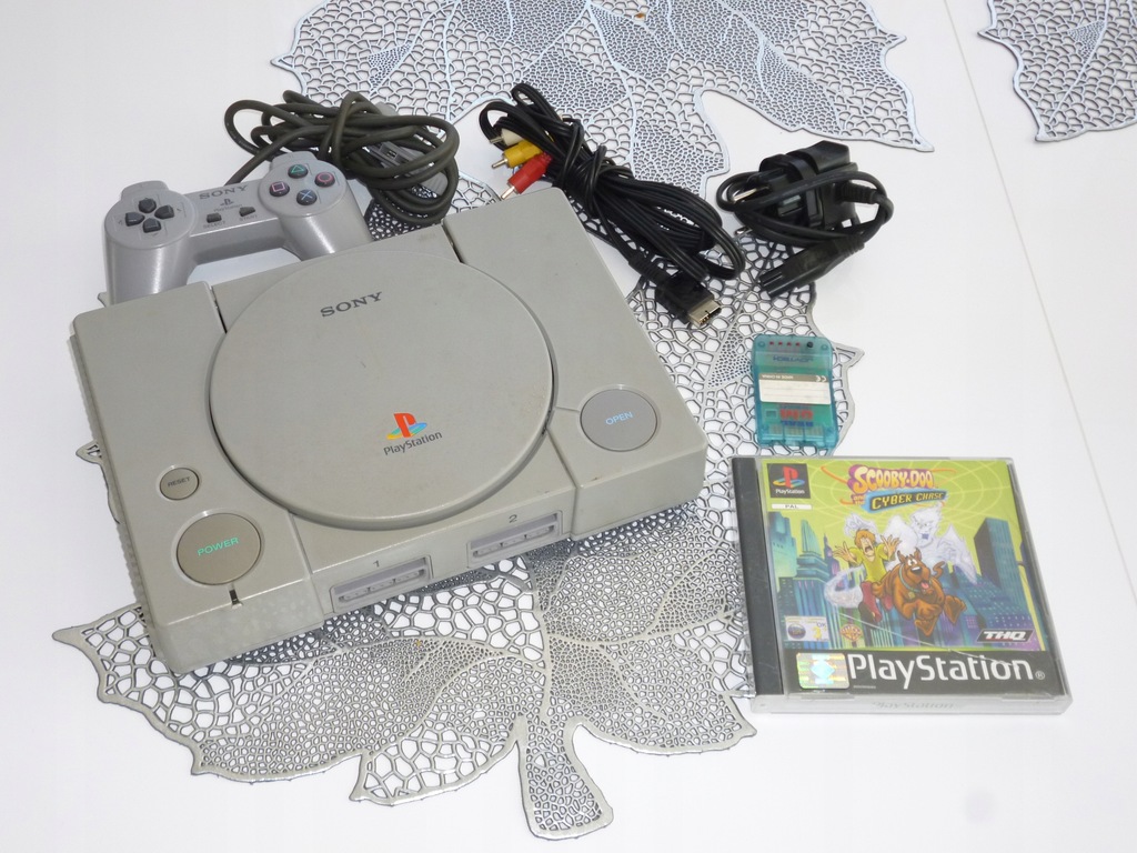 Konsola Sony PS1 One PSX 1002 pad Scooby Doo