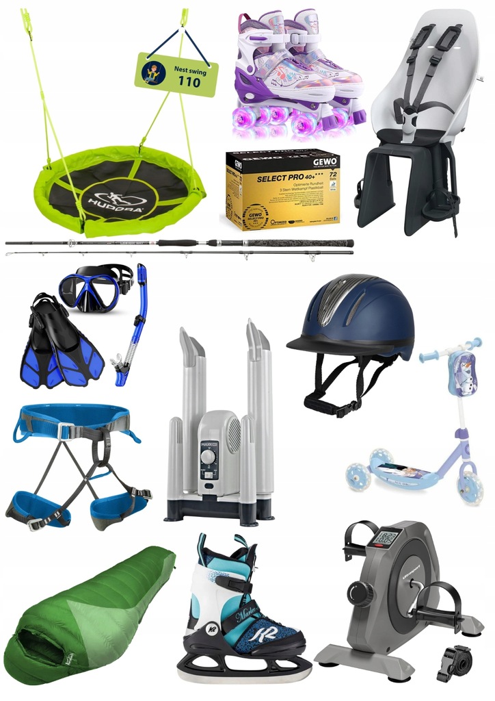 PAKIET SPORT MIX SPRZĘT DO ĆWICZEŃ USZKODZONE