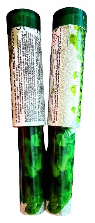 Gęsty Dym do zdjęć na pokaz świeca dymna z rączką 2 szt Kolor Zielony