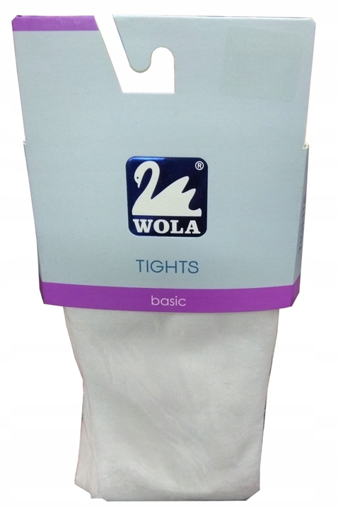 rajstopy WOLA gładkie 92-98 white białe