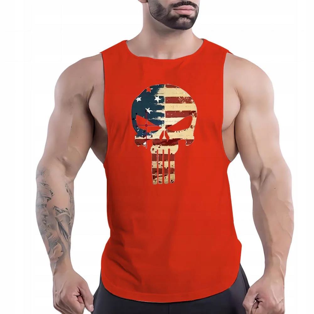 Running Breathable 2d Print Sleeveless Shirt Fnaf