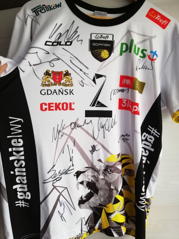 Trefl Gdańsk - koszulka z autografami