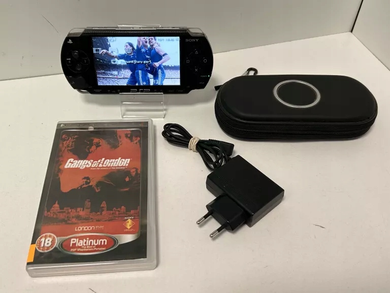 KONSOLA SONY PSP SLIM PSP-E1004 ŁADOWARKA GRA