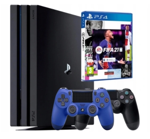 Konsola PlayStation 4 Pro 1TB + Fifa 21 + 2 Pady
