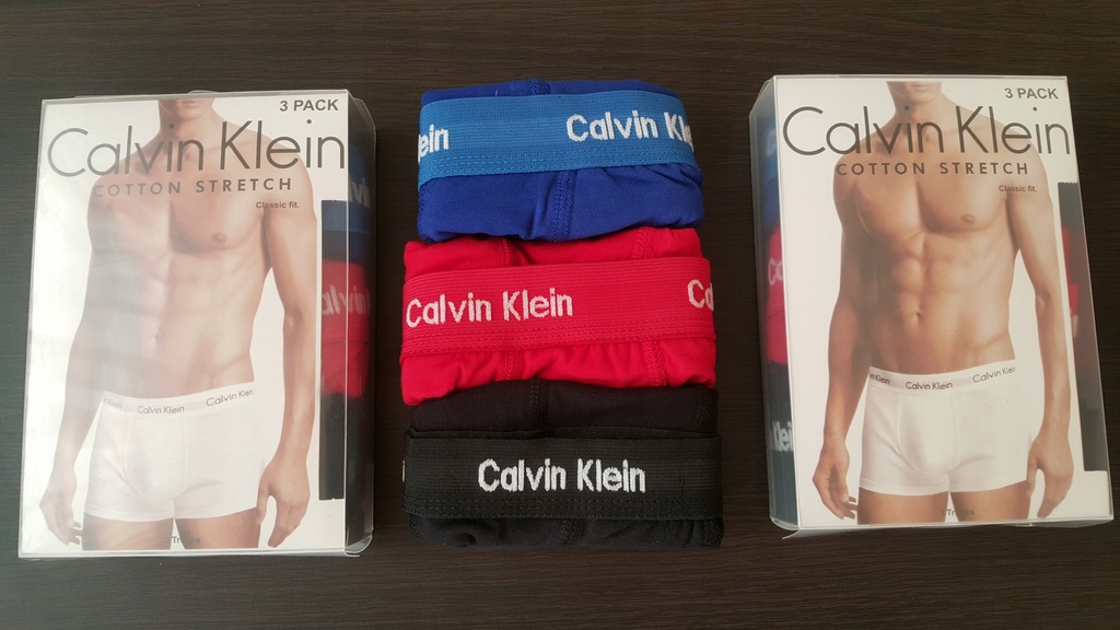 CALVIN KLEIN CK BOKSERKI MĘSKIE 3-PACK R.XL