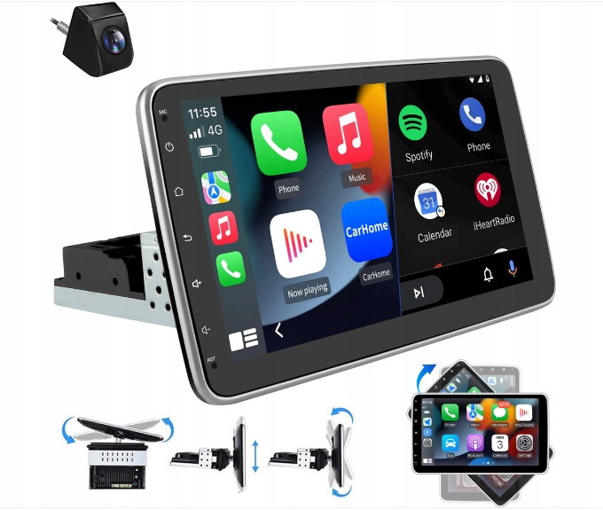 RADIO SAMOCHODOWE 1 DIN Android Auto CARPLAY WIFI DAB+ 7" ANDROID 2G+64G