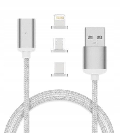 Купить Магнитный кабель 3 в 1 2,4 А micro USB TYPE-C iPhone: отзывы, фото, характеристики в интерне-магазине Aredi.ru