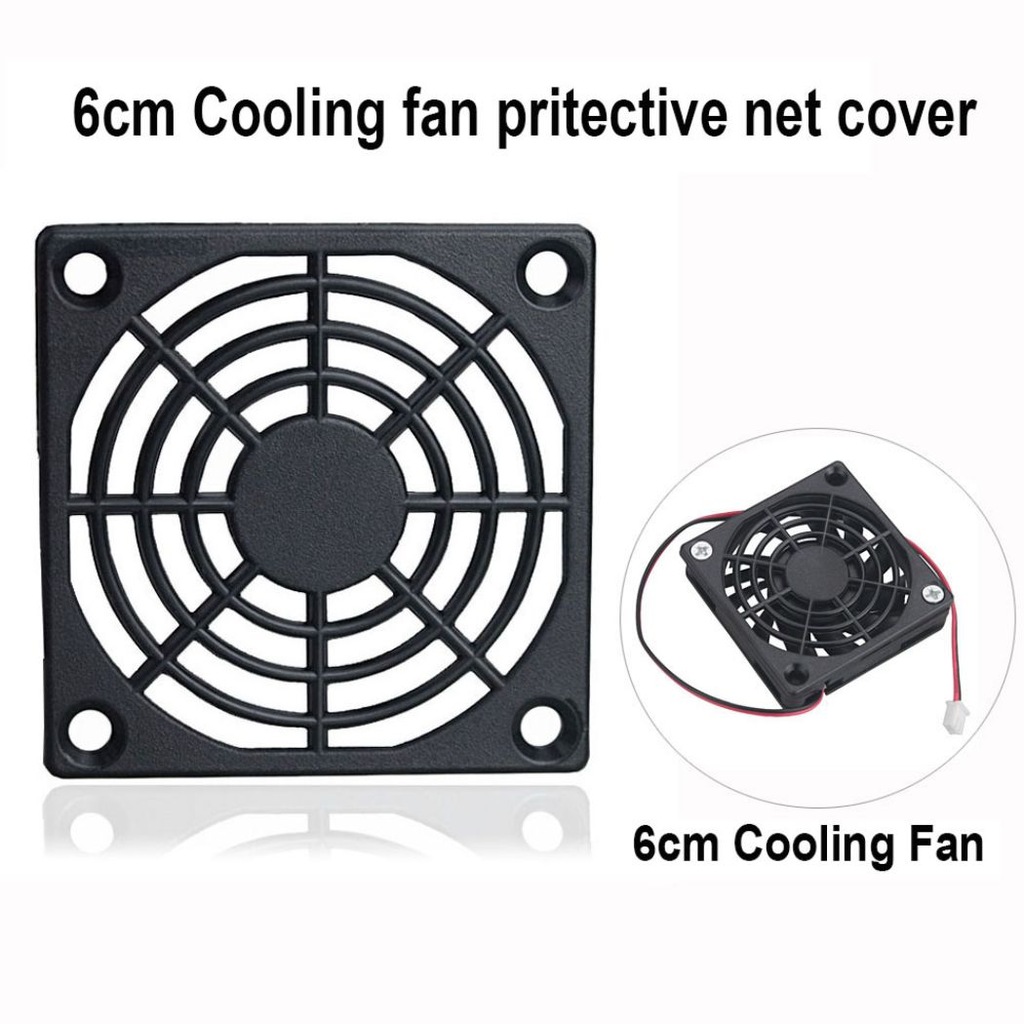 50pcs 60mm fan protect mesh Plastic Dustproof Fan