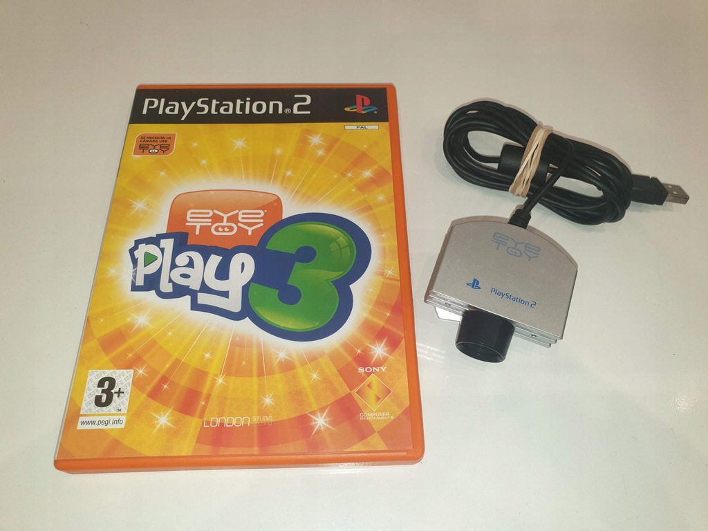 KAMERA PS2 USB EYETOY + GRA PLAY 3
