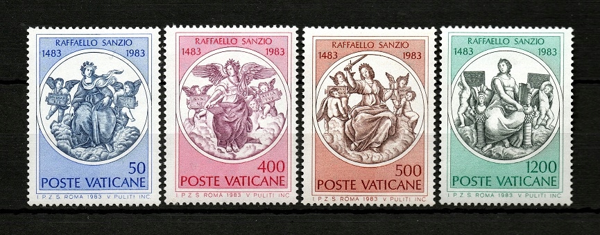 Watykan seria znaczków pocztowych Mi.826-829 ( czyste )