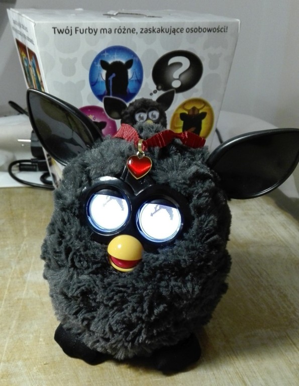 HASBRO Furby czarny interaktywny stan idealny!