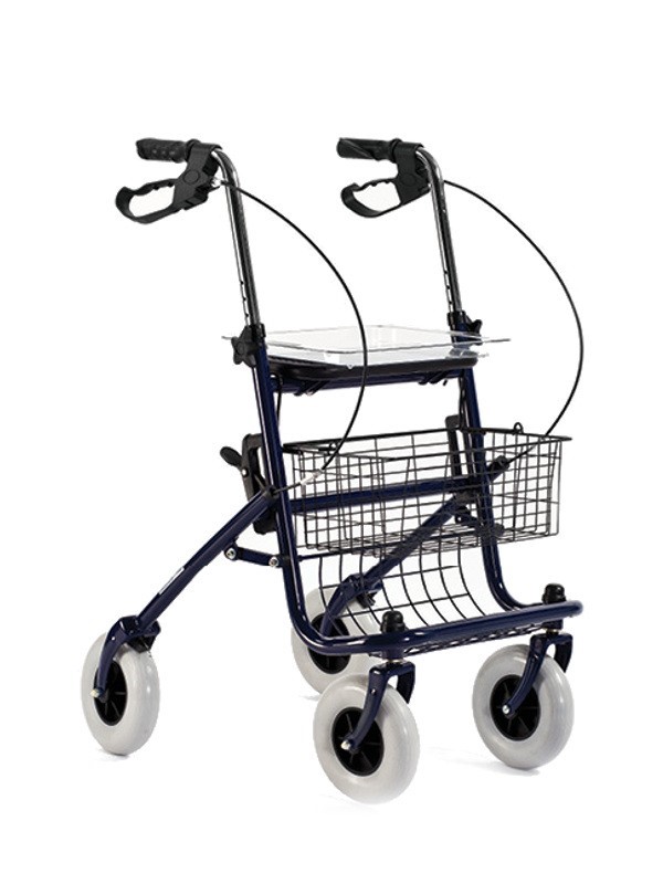 Chodzik dla seniora z siedziskiem składany Balkonik rehabilitacyjny kółkami